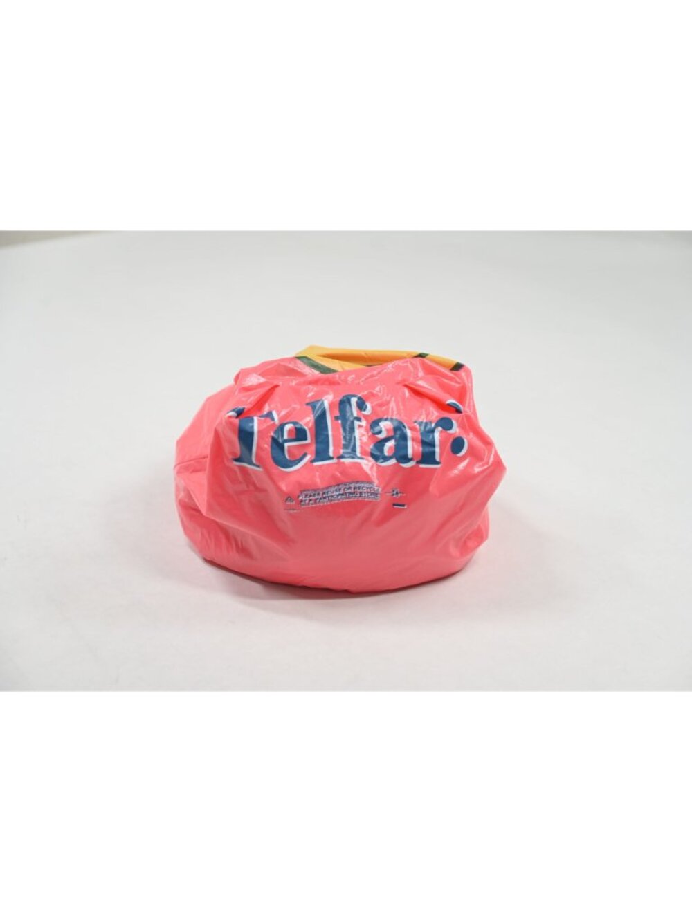Telfar Small Telfar Smiley Face Plastic Bag in Pink Haze - Picture 6 of 8